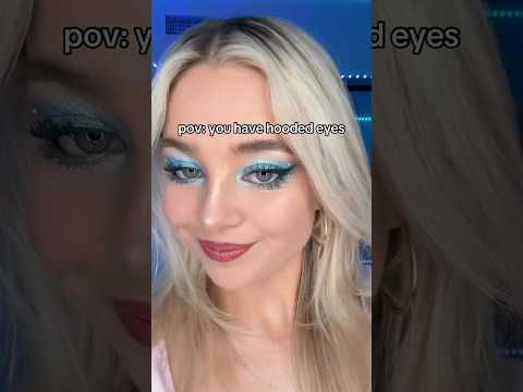 fav magic trick👀 #shorts #hoodedeyes #hoodedeyemakeup #eyelinerhack