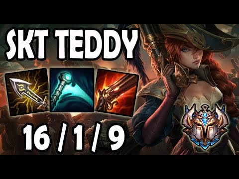 SKT Teddy MISS FORTUNE vs KAISA [ ADC ] Lol Challenger Korea
