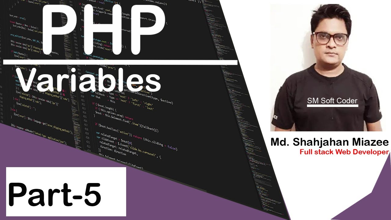 php Variables | Web Design & Development Bangla Tutorial | Part-5