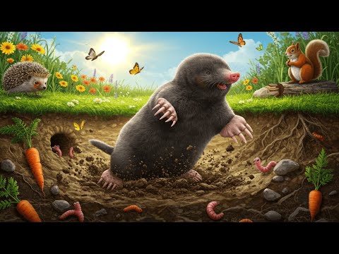 🐀 Nacktmull mit Superkräften! 🧠 Tunnel, Teamwork & Wissenschaftswunder | Lustige Tiere für Kinder