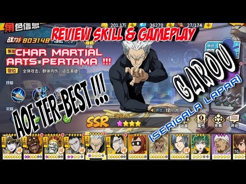 Review GAROU !!! TYPE AoE YANG BISA DI ANDALKAN DI ARENA !!! One Punch Man : The Strongest
