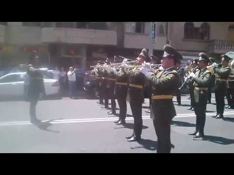 National Anthem of Armenia - played by the military band