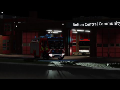 Bolton Central Double Pump Turnout | Greater Manchester Fire And Rescue Service ROBLOX