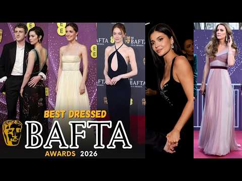 TOP 10 BEST DRESSED AT THE BAFTA AWARDS 2026! (BAFTAs)