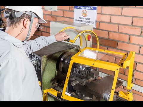 Proteção NR 12 para o Carro do Torno