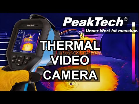 PeakTech 5620 Thermal Imaging Camera, Wärmebildkamera with USB, WiFi, Bluetooth, iOS & Android App