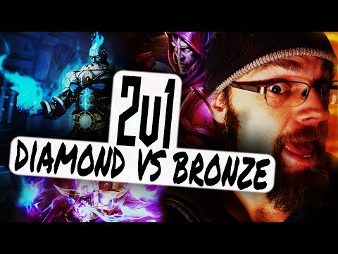Diamond Brand Vs 2 Bronze Varus and Brand - Season 8 league of legends