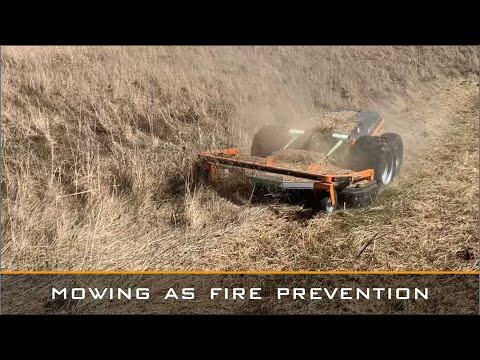 Fire Prevention with the electric Raymo mower
