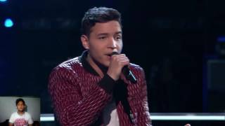 Roy React:  The Voice 2017 Knockout - Mark Isaiah: "Love Yourself"