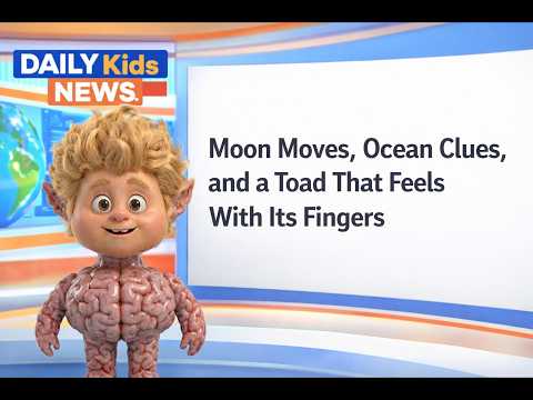 Moon Moves, Ocean Clues, and a Toad That Feels With Its Fingers