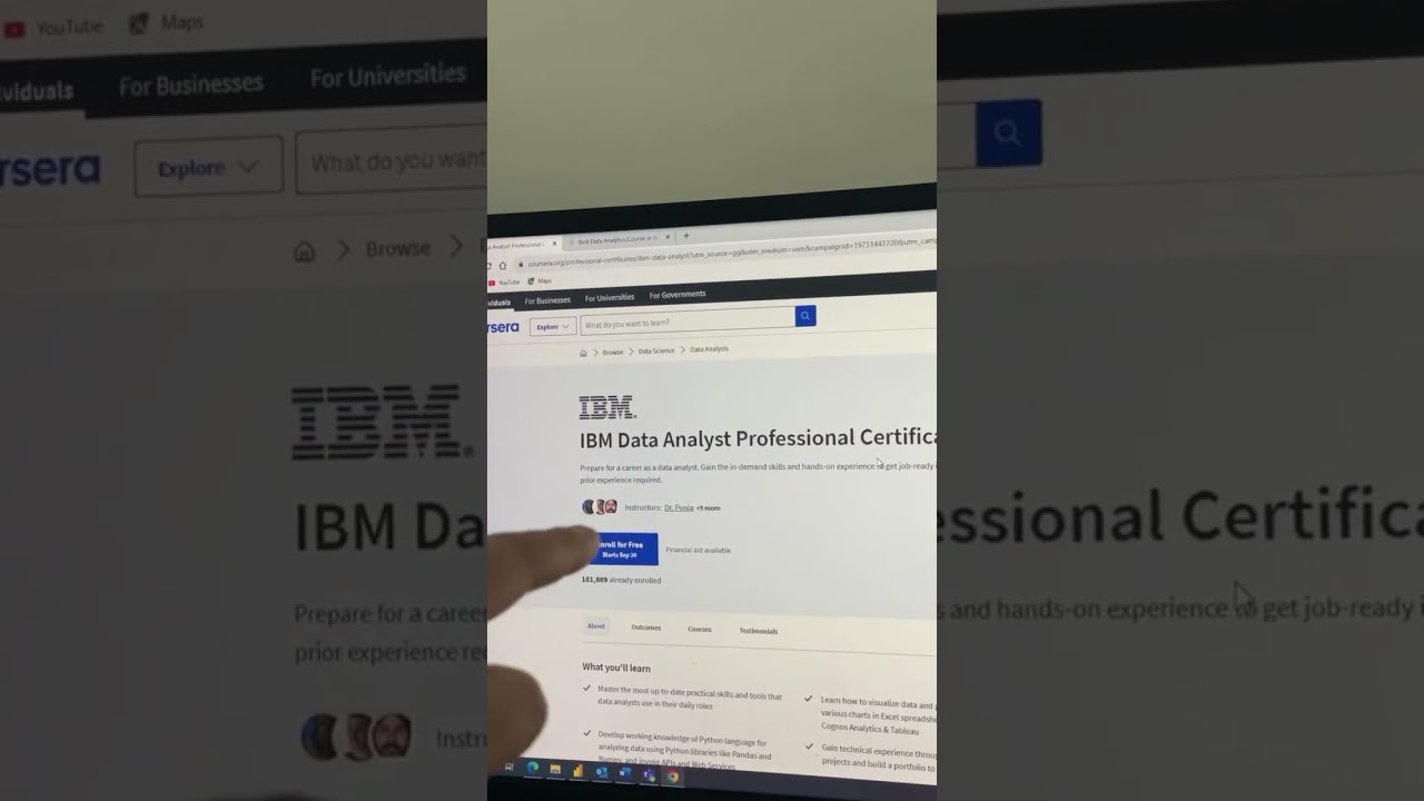 Data science IBM certification #data #science #ytshorts