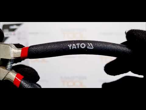 Съемник стопорных колец YATO 200 мм, загнутые, расжимной тип Съемник стопорных колец YATO 200 мм, загнутые, расжимной тип