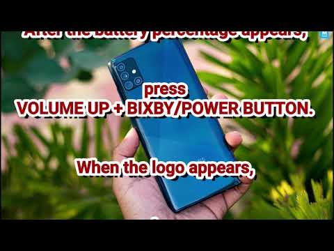 How to Enter Recovery Mode Samsung Galaxy A51-One UI 3  Android11  》》》NEW Method