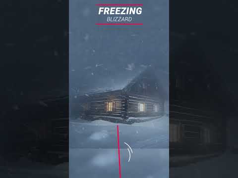 Scary Blizzard Sounds & Howling Wind Storm #naturesounds #blizzards #snow