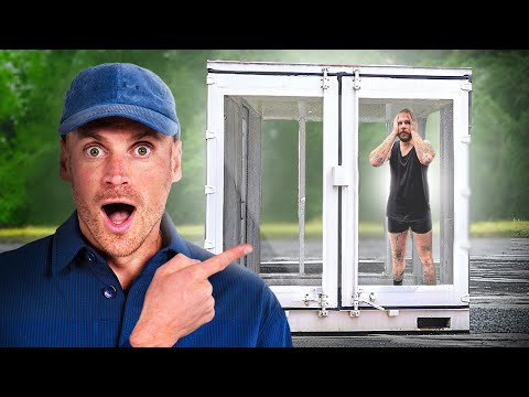 24 Uur Live Overleven in een Glazen Kubus