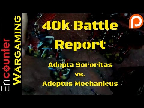 40k Battle Report - Adepta Sororitas vs. Adeptus Mechanicus 1500 pts - Hogtown Heroes Ep. 4