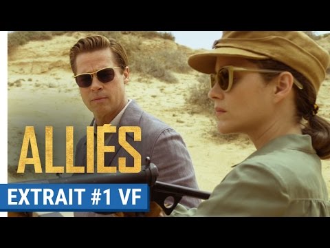 ALLIÉS - Extrait #1 : Entraînement au tir avec Brad Pitt & Marion Cotillard (VF)