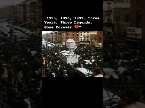 1995, 1996, 1997… Three Years, Three Legends, Gone Forever 💔 #tupac #biggie #eazye #sad #riplegends