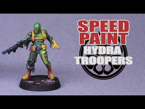 SPEEDPAINT Hydra Ressurrection - Hydra Troopers - Marvel Zombies by Laborc