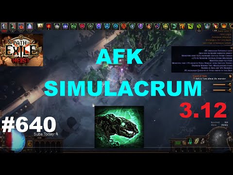 Carrion Golems FULLY AFK Simulacrum in 3.12 Heist League With Scion Aura Stacking Build - 640