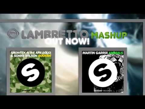 Martin Garrix  Showtek   Booyah the Animals Lambretto Mashup