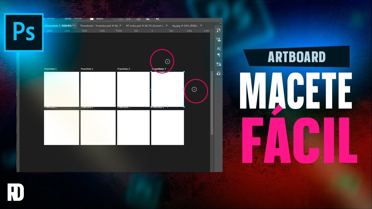 Prancheta no Photoshop 2022 - Aprenda algumas coisas Importantes
