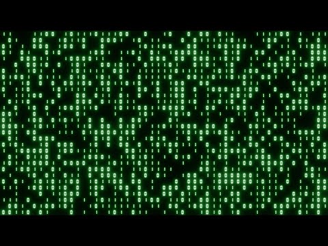 1 Hour 4K Dynamic Digital Green Matrix Code Background