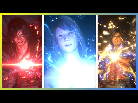 Final Fantasy 16: All Eikon Power Absorption Scenes