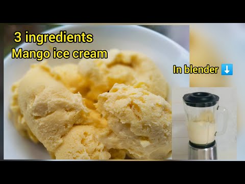 Mango icecream with 3 ingredients | Homemade mango icecream | Recipe by Mehak