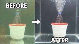 DIY Fish Tank Filter / How to make aquarium filter at home (SAFE MONEY)