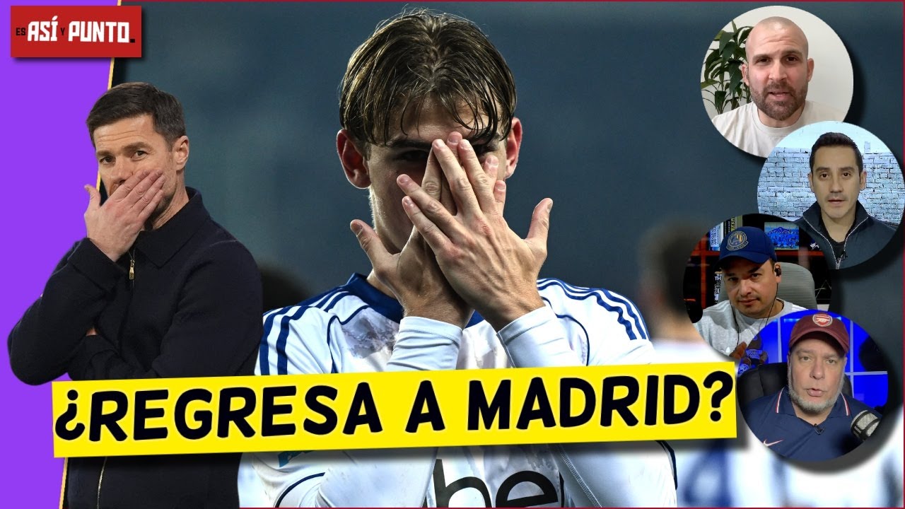 REGRESA a ¿salvar? al REAL MADRID de Xabi Alonso, Nico Paz sería el  refuerzo | Es Así y Punto