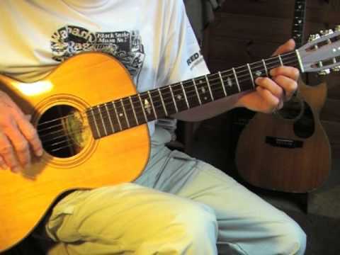 EZ Fingerpicking Blues Lesson in drop D tuning TABLATURE available