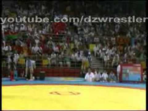 Olympic Games  96kg gr wrestling  Bouguera, Samir (ALG)  Jiang, Huachen (CHN)