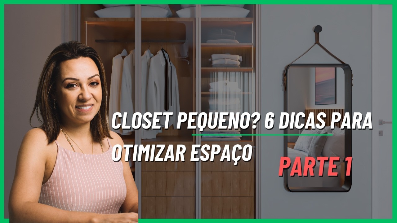 Aumente o Espaço do Seu Closet Pequeno com Estas Dicas! PARTE 1