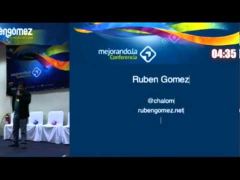Diseño de nuestra conferencia por Rubén Gomez