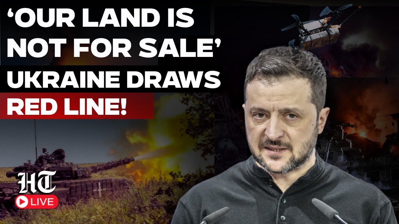 Ukraine War Latest News LIVE | Ukraine Draws Red Line for Trump’s Peace Plan! | Zelensky | Putin