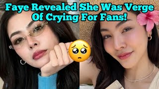 Download lagu Faye Revealed She Was Verge Of Crying Because Of Fans 😳  mp3