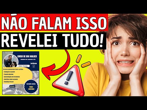 CURSO DE DOG WALKER PROFISSIONAL FUNCIONA❌ALERTA❌DOG WALKER PROFISSIONALCURSO DE DOG WALKER E BOM?