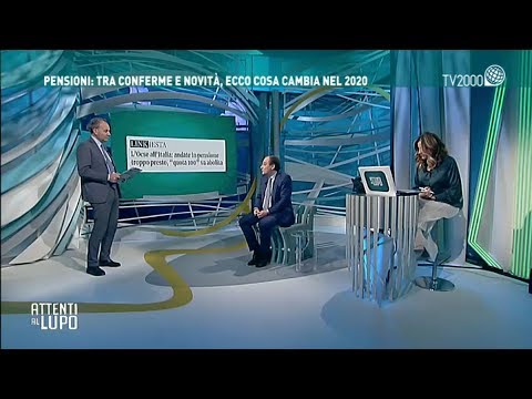 Attenti al Lupo del 3 dicembre 2019 - Pensioni, tra conferme e novità ecco cosa cambia nel 2020