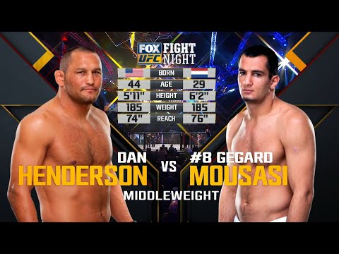 Dan Henderson vs Gegard Mousasi full fight