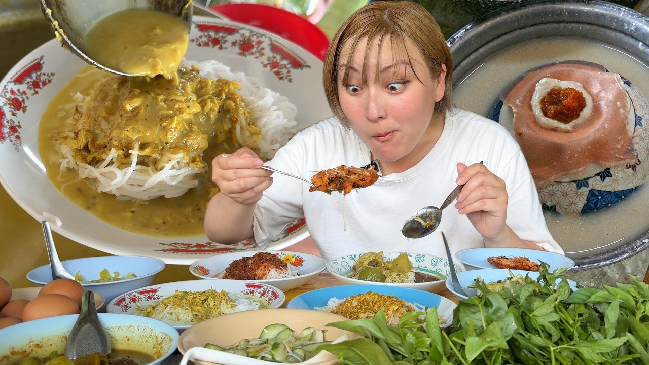 【タイの100円朝ごはん】日本でも食べたい伝統的な南タイ料理【ナコンシータマラート】