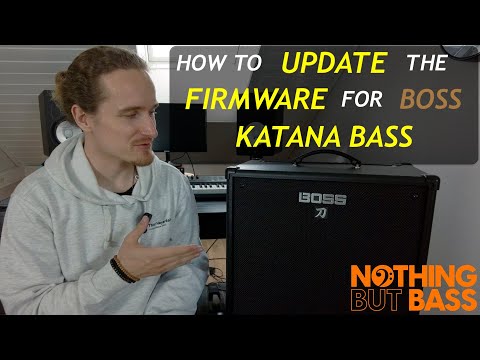 How to update the firmware for KATANA BASS!