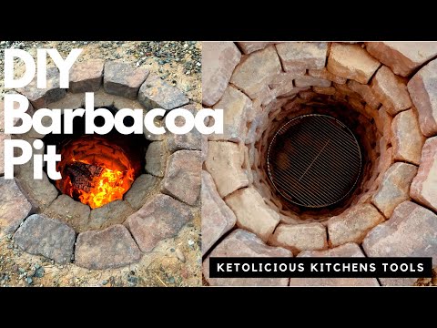 HOW TO MAKE A BACKYARD BRICK BARBACOA/BARBECUE PIT!  Weekend project!