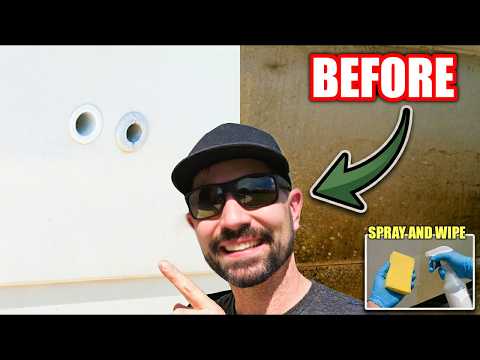 How to remove the water line from your boat in ONE SPRAY!