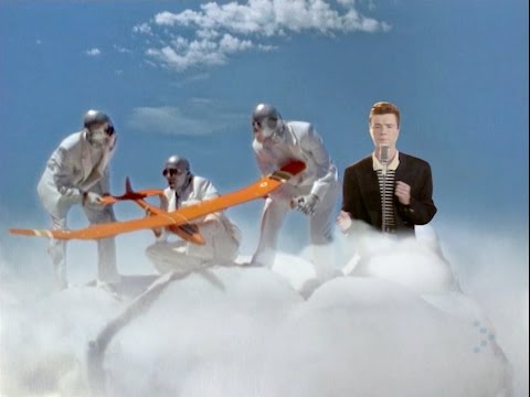 Stardust vs. Rick Astley - Giving Up Sounds Better (video mashup)