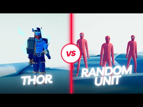 THOR vs RANDOM TEAM - Totally Accurate Battle Simulator | TABS