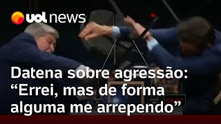 Datena diz que errou em agressão com cadeirada, mas que Pablo Marçal 'precisava ser contido'