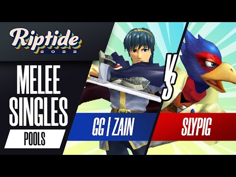 Zain vs Slypig - Melee Singles Pools - Riptide 2022 | Marth vs Falco