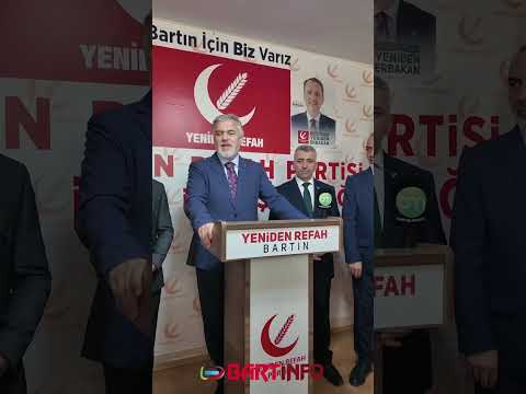 Yeniden Refah Partisi Genel Başkan Yardımcısı Mehmet Altınöz Bartın'da
