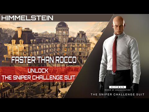 HITMAN 3 Faster Than Rocco Sniper Challenge Suit Unlock SA - The Last Yardbird Himmelstein
